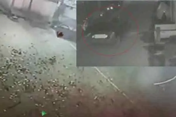 Coimbatore car fire accident CRPF In protection 