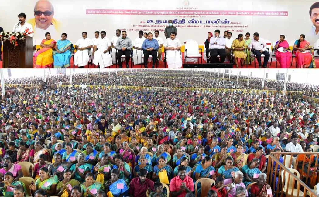 minister udhayanithi stalin talk in karur