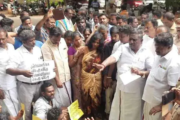Cuddalore Forest issue MLA Maharajan 