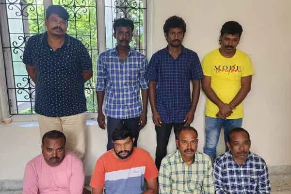 ECR women issue police arrested eight persons 