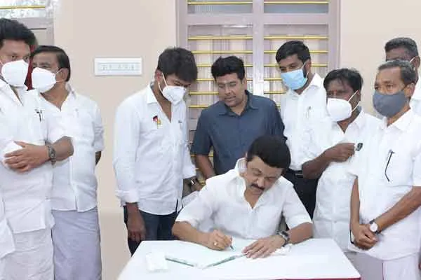 Chief Minister M K Stalin Thirukuvalai visit