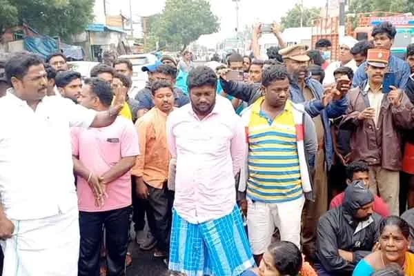 People affected by the storm 'Mantus'! BJP MLA besieged and struggle 