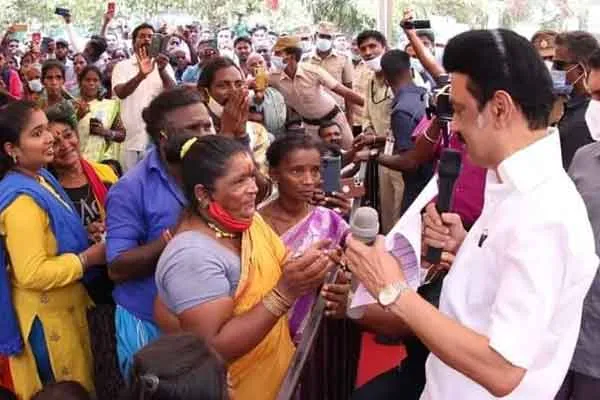Grama Saba meeting that did not let people speak! Ministers who do not follow MK Stalin 