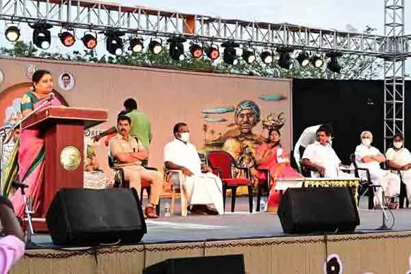 Neythal Festival begins in Turicorin MP Kanimozhi 