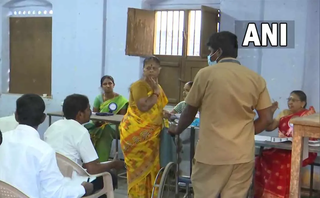 Voting for Erode east constituency by-election has begun