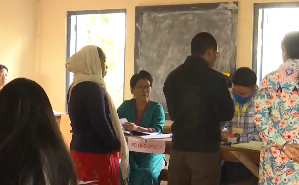 Voting for assembly election in Meghalaya Nagaland state is going on today