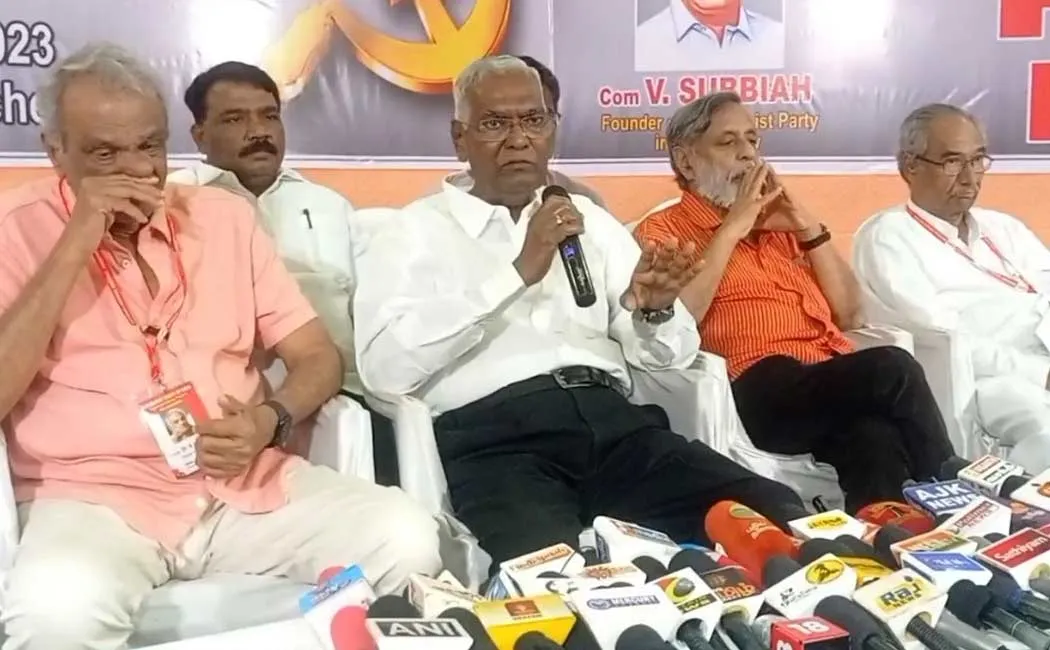 cpi t raja talk about puducherry cm rangasamy