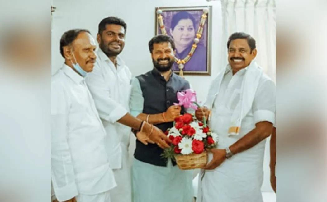 Annamalai has once again sparked controversy aiadmk eps and ops issue