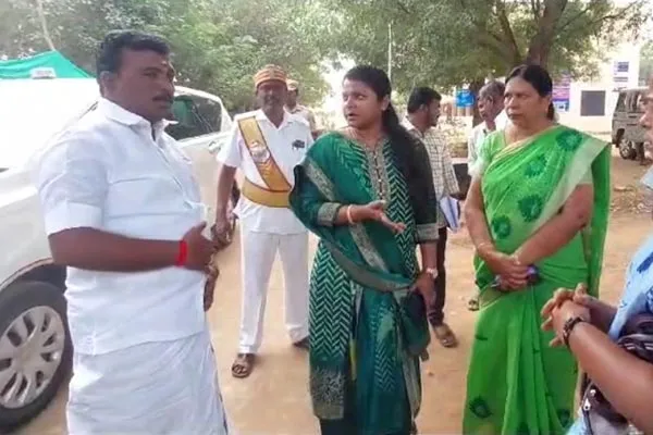 Collector Mercy Ramya conducted inspection at the government school