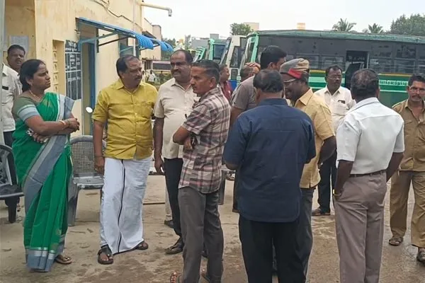 AIADMK trade unions argue with DMK MLA