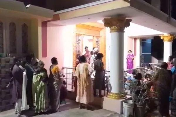  baby sleeping inside the house was found in a water tank