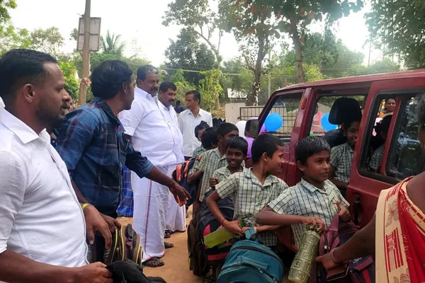  youth council bought a van for government school students who fulfilled their friend's wish