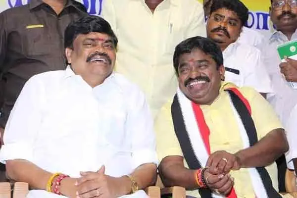 KKSSR, thangam thennarasu DMK and Rajendrabalaji ADMK 