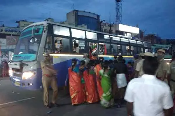 BJP members arested in thiruvannamalai for vel yatra 