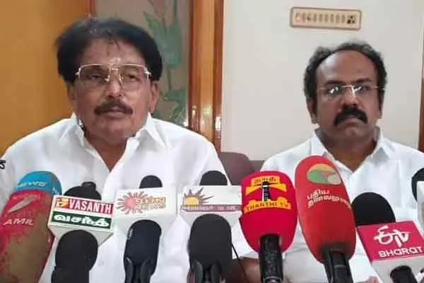 “We showed the black flag to Indira Gandhi; To which is Rajendrapalaji? ” - KKSSR, Thangam thennarasu