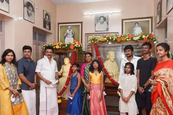 Chief Minister M K Stalin Thirukuvalai visit