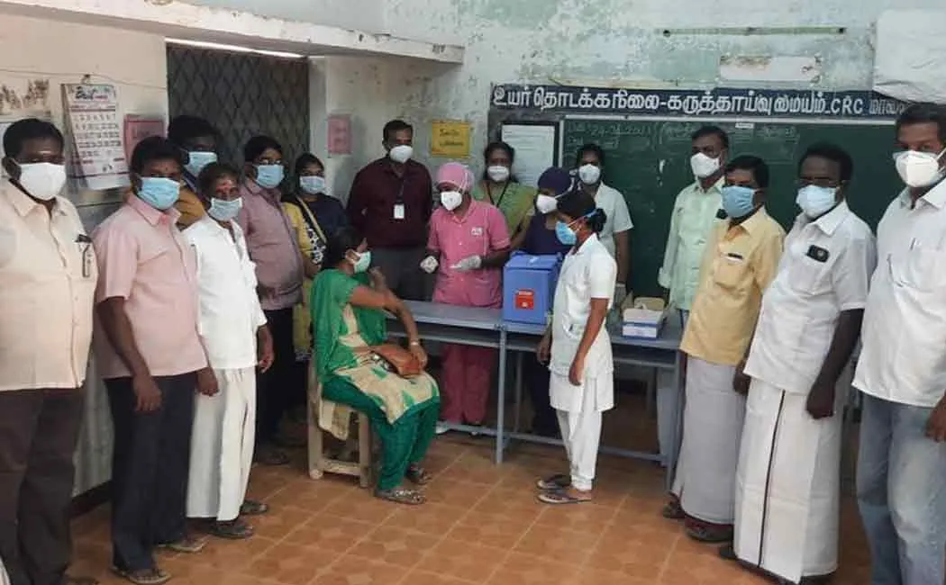 Vaccination camp for over 18s in Chidambaram ..!