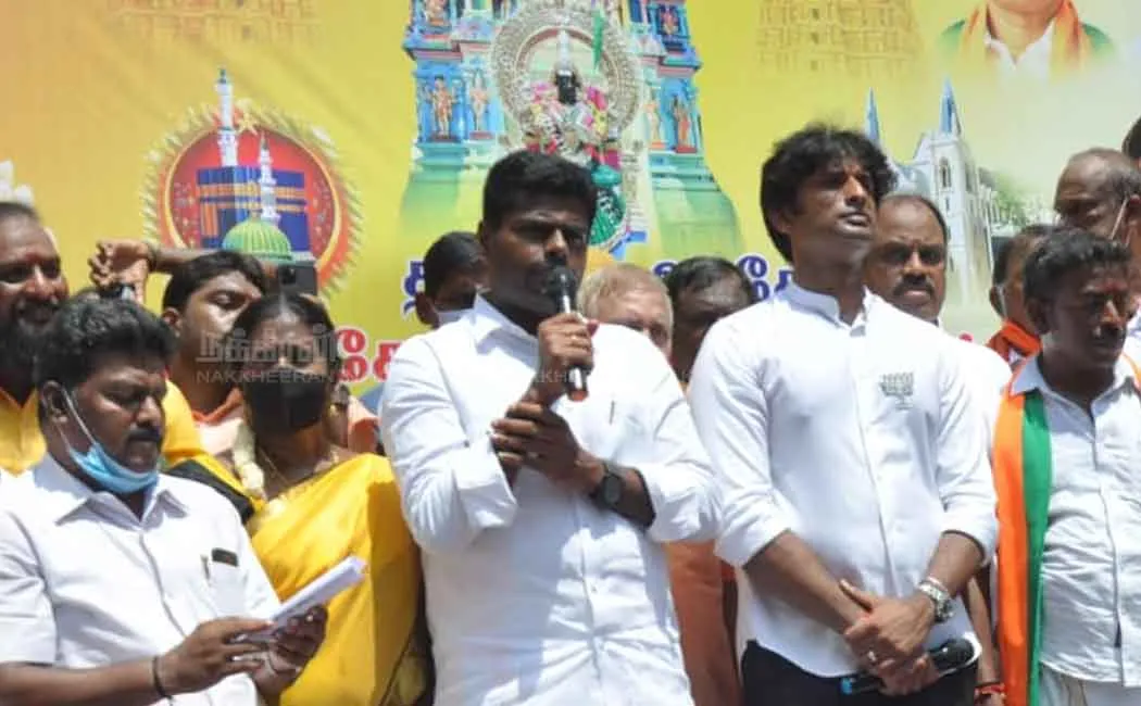BJP Annamalai Speech about temple open 