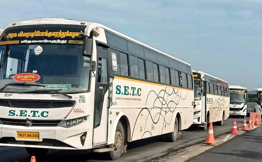 Seven government express buses denied entry at  TollGate 