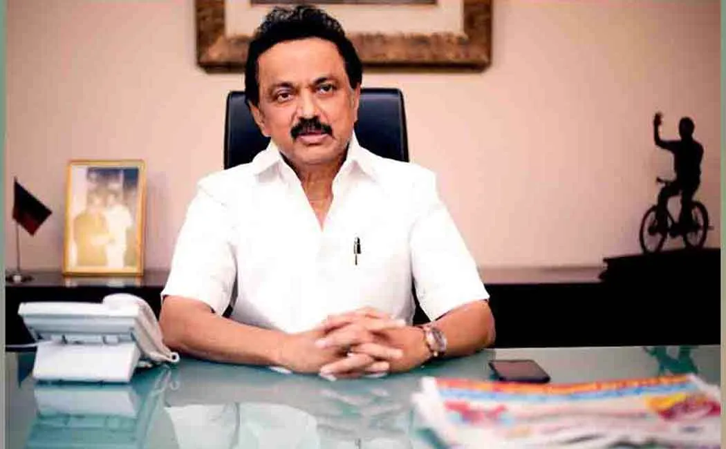 MK Stalin condolence to Shanumaganathan 