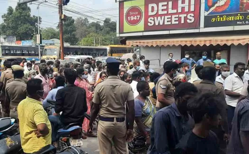 Public road blockade 