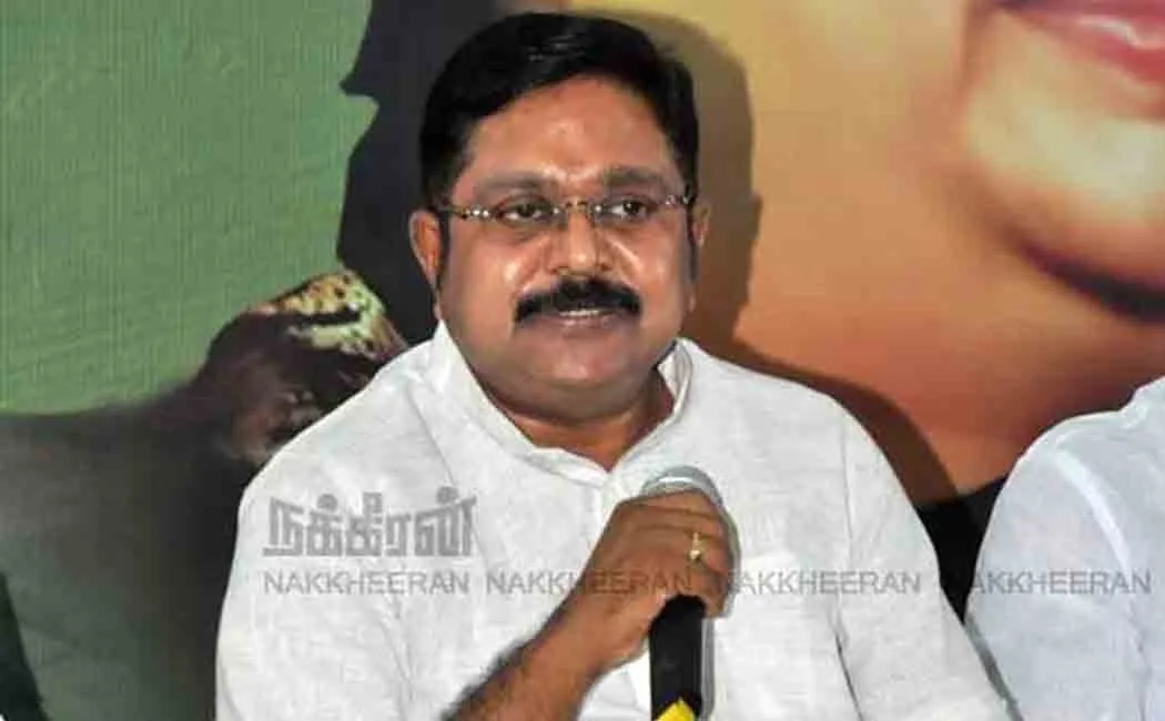 TTV Dinakaran condemned to SBI 