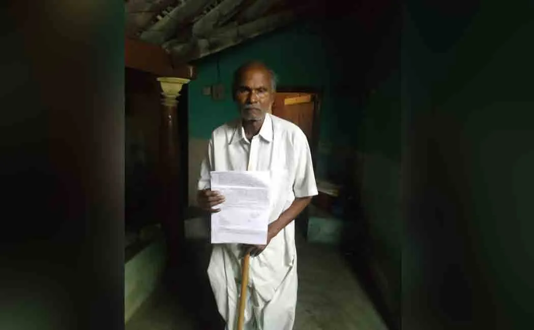 The old man who made the request! Collector who sent home a copy of the order!