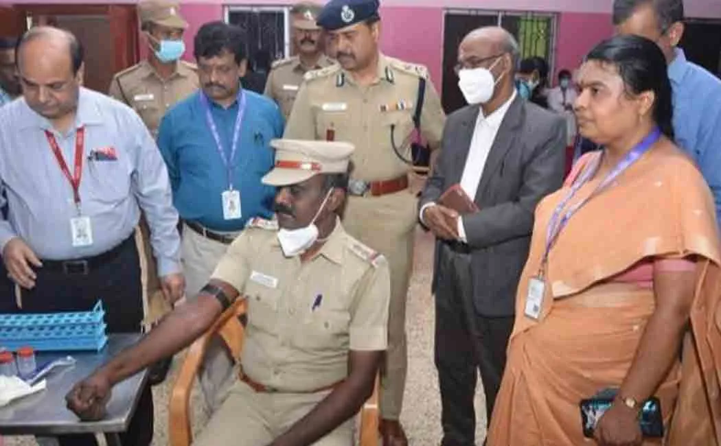 Special medical camp for guards