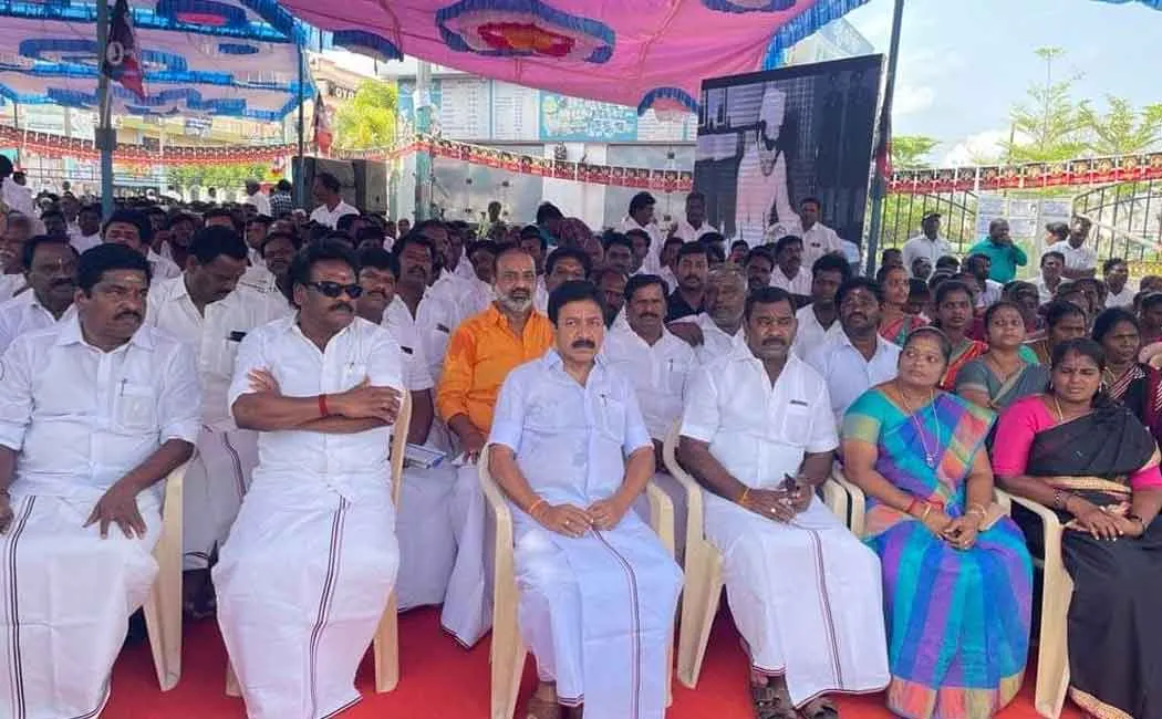 CV Shanumagam on viluppuram 
