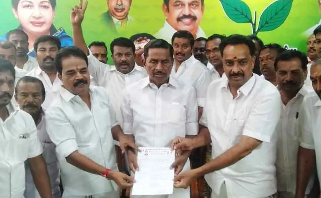 Former minister MR Vijayabaskar elected unopposed
