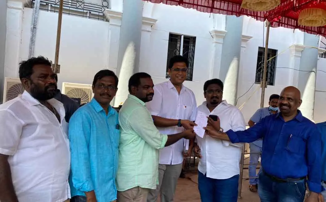 MLA TRB Raja who brought the people to the assembly 