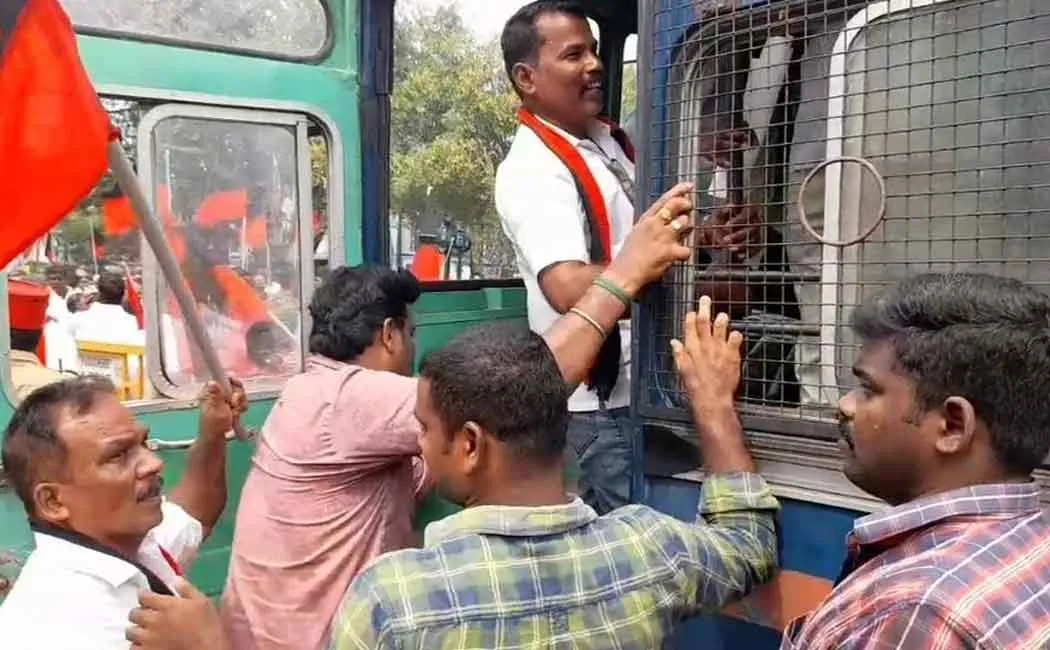 DMK fights against Hindi dumping!  