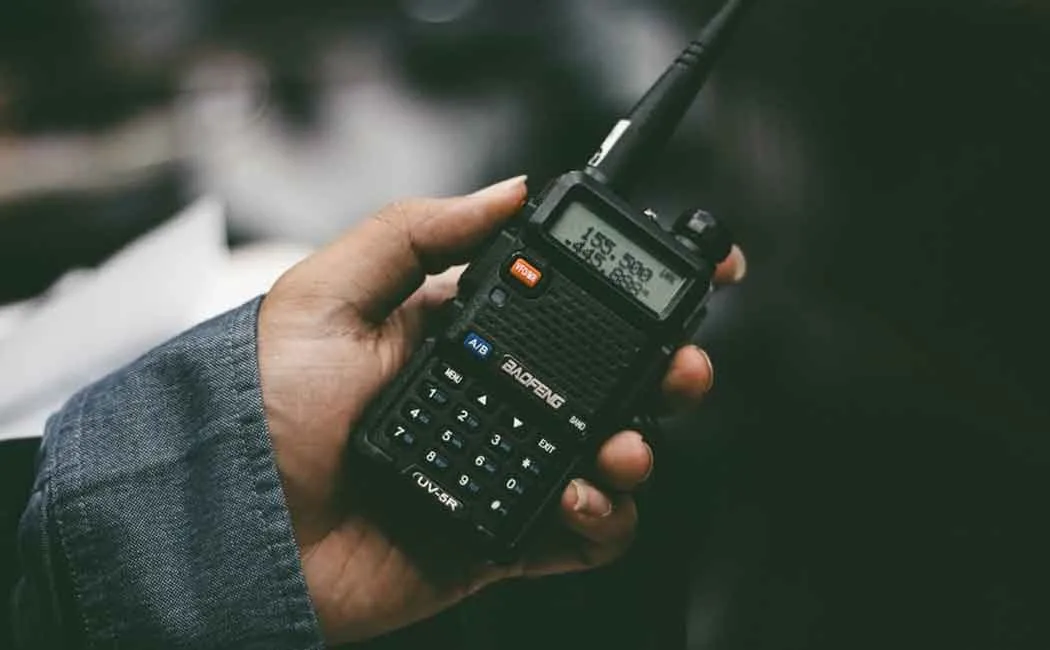 The policeman who lost the 'walkie talkie'!