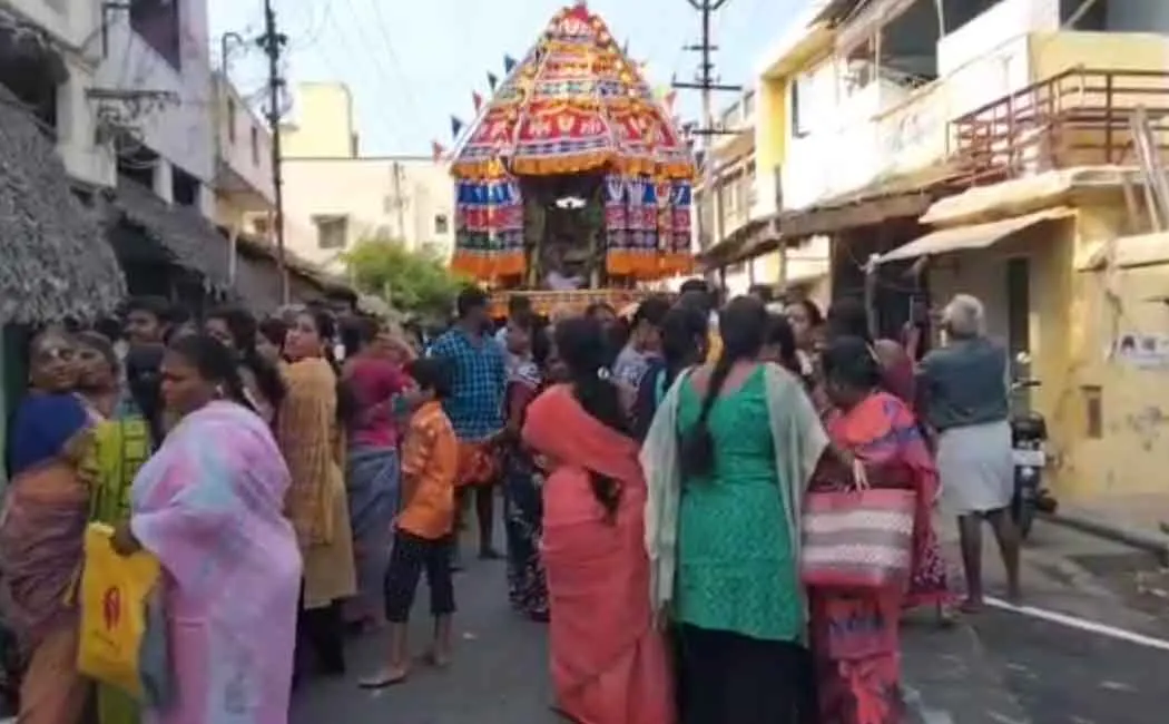 Karur Mariamman Temple Plastering Ceremony!