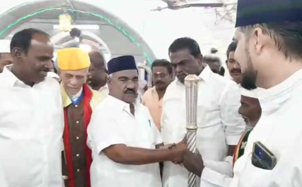 Ministe Mastan addressed press 