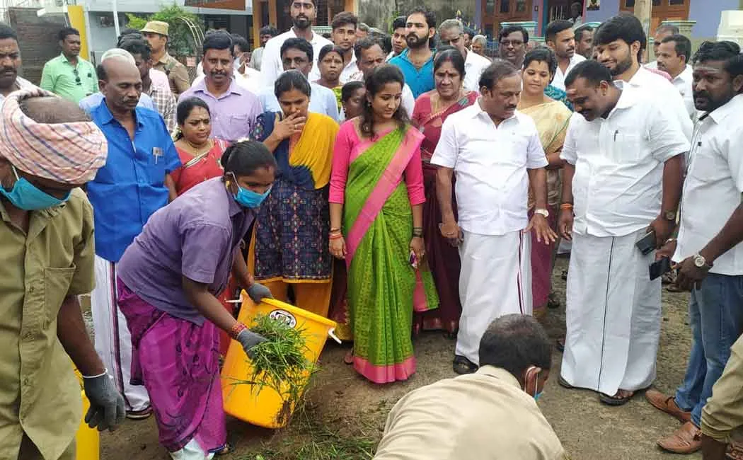 Cleaning work under the Minister-led 