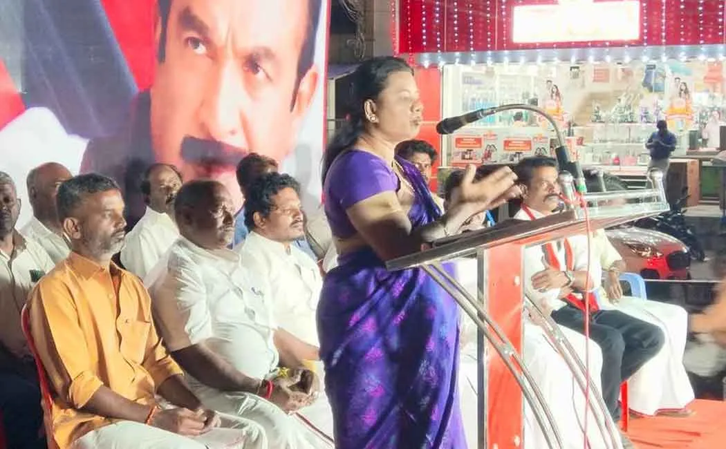 MDMK Women Team Secretary comment about annamalai 