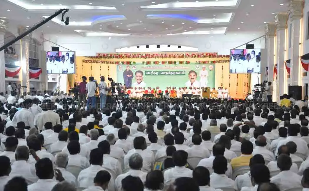 Former minister valarmathi speech at ADMK General Body meeting 