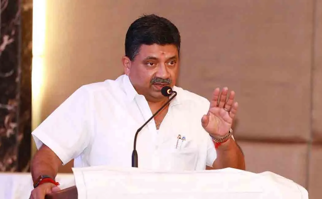 Minister PTR addressed press 