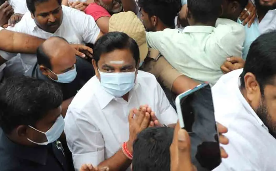 ops supporters tried to block eps car 