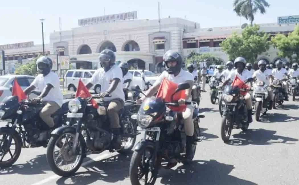 75th Independence Day; Awareness rally on behalf of Railway Protection Force!