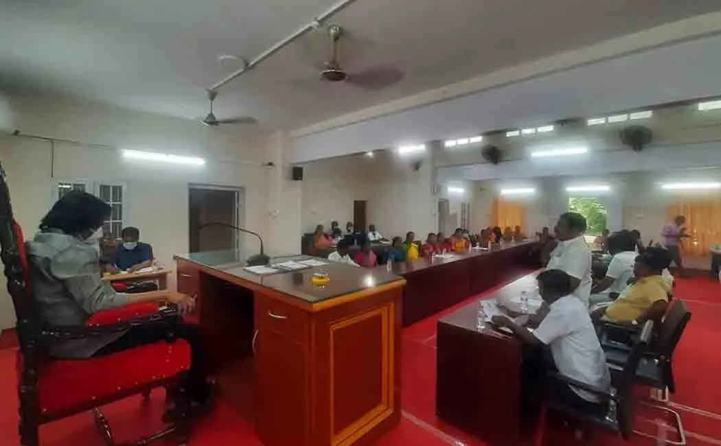 TASMAC issue woman Councillor spoke on meeting 