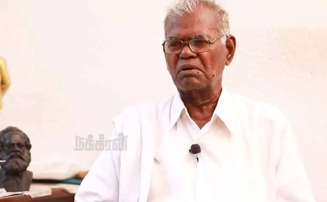Senior communist leader R.  Nallakannu for Thakaisal Tamil Award 