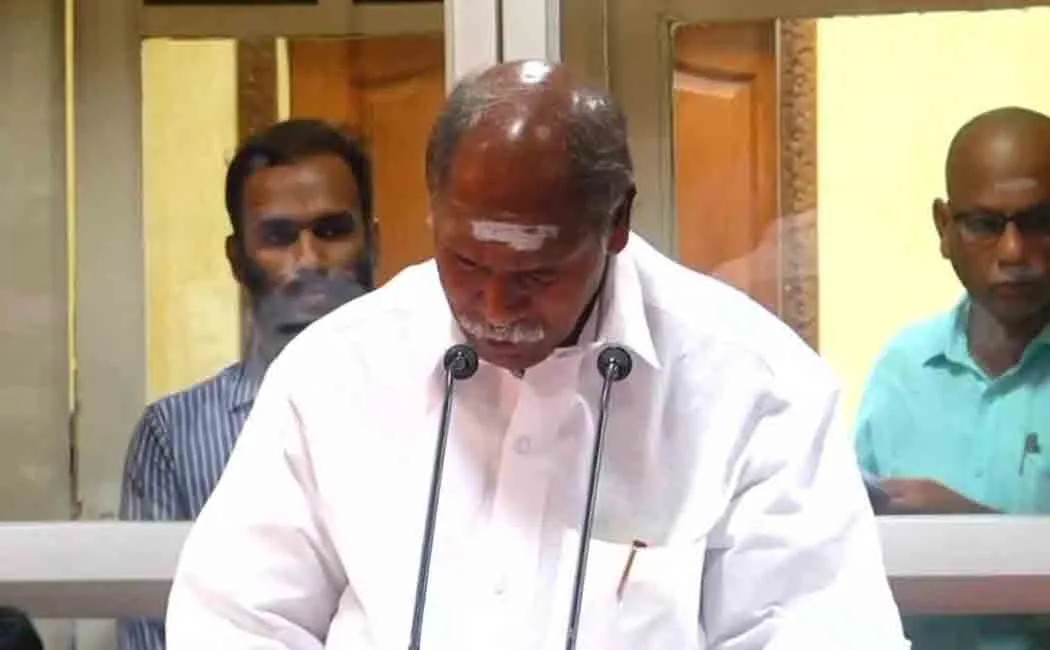 Chief Minister Rangaswamy filed a budget of Rs 10,696.61 crore in Puducherry state!