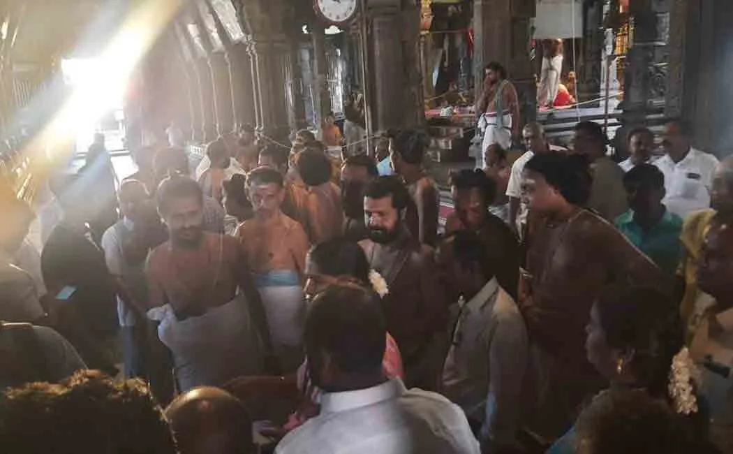 Chidambaram Nataraja temple inspection by charity department! Denial of access to reporters!