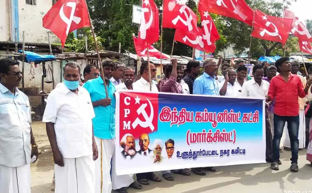 cpm supports farmers and demands various things 