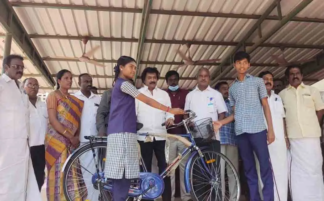 Free bicycle program in Chidambaram!