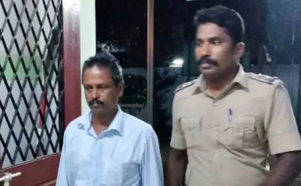 Government school teacher arrested by police 