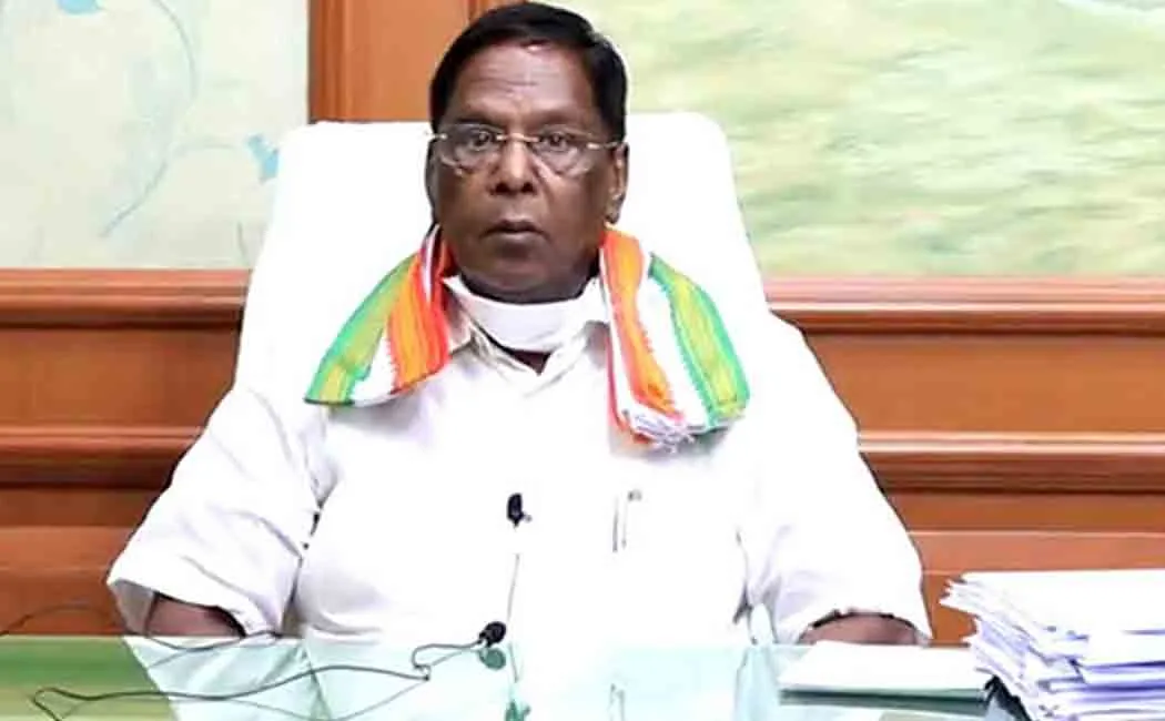 Narayanasamy spoke about bjp 
