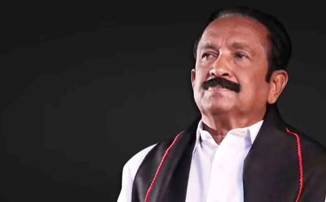 MDMK Vaiko condemn to shakthi matriculation school 